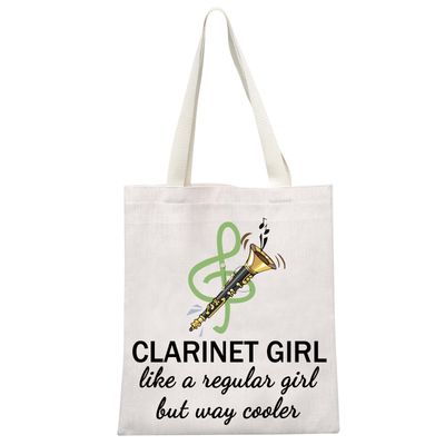 GJTIM Clarinetist Gift Clarinet Player gift Clarinet Lover Tote Bag for Clarinet TeacherClarinet Tote
